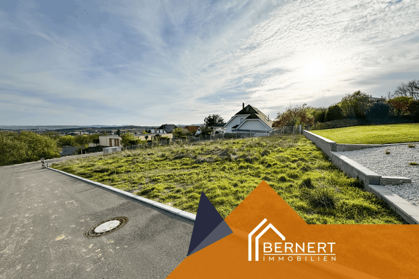 Grundstück von oben.