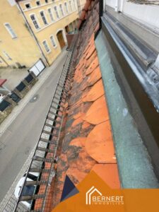 Dachrinne, Ziegelzustand