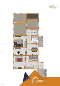 Grundriss visualisiert OG VH