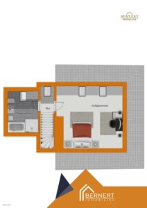 Grundriss DG visualisiert