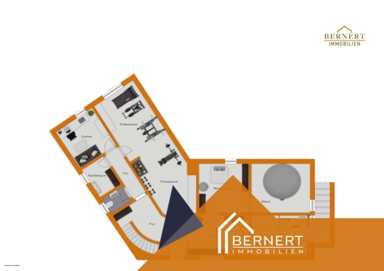 Visualisierter Grundriss KG
